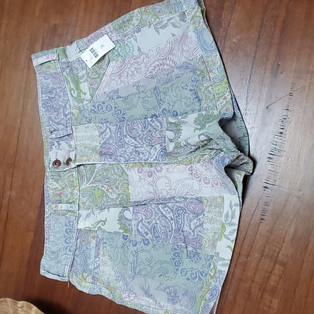 Pilcro Anthropologie relaxed pleat shorts nwt size 32